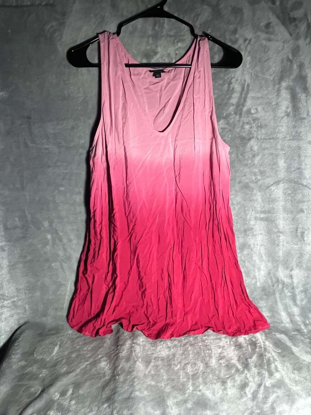 Torrid Pink Ombre V-Neck Tank Top